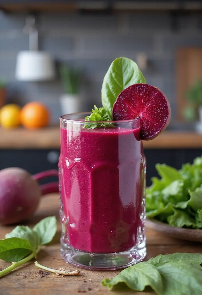 25 Baby Spinach Smoothie Recipes for a Fresh Green Start - 15. Spinach and Beet Smoothie