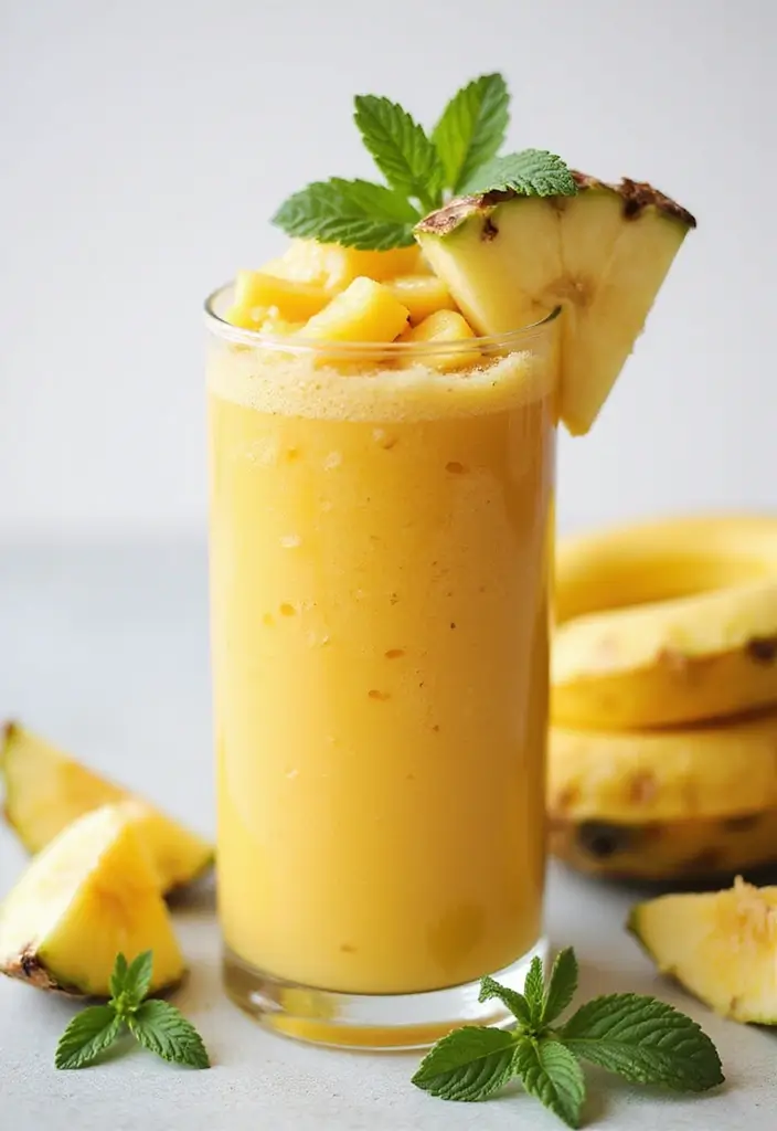 25 Banana Pineapple Smoothie Recipes That Feel Like a Vacation 1 25 Banana Pineapple Smoothie Recipes That Feel Like a Vacation - 1. Classic Banana Pineapple Bliss