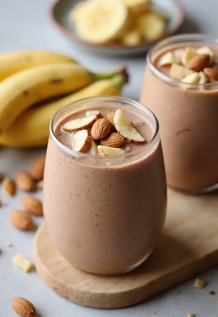 25 Banana Pineapple Smoothie Recipes That Feel Like a Vacation 86 25 Banana Pineapple Smoothie Recipes That Feel Like a Vacation - 14. Banana Pineapple Almond Joy