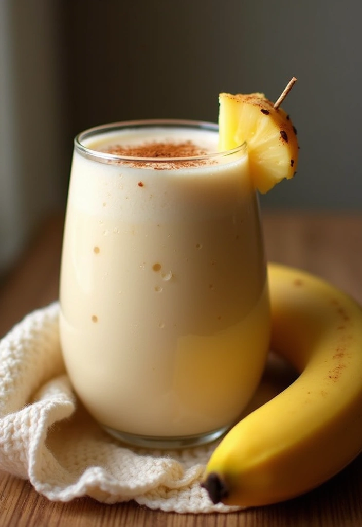25 Banana Pineapple Smoothie Recipes That Feel Like a Vacation 119 25 Banana Pineapple Smoothie Recipes That Feel Like a Vacation - 19. Banana Pineapple Maple Surprise