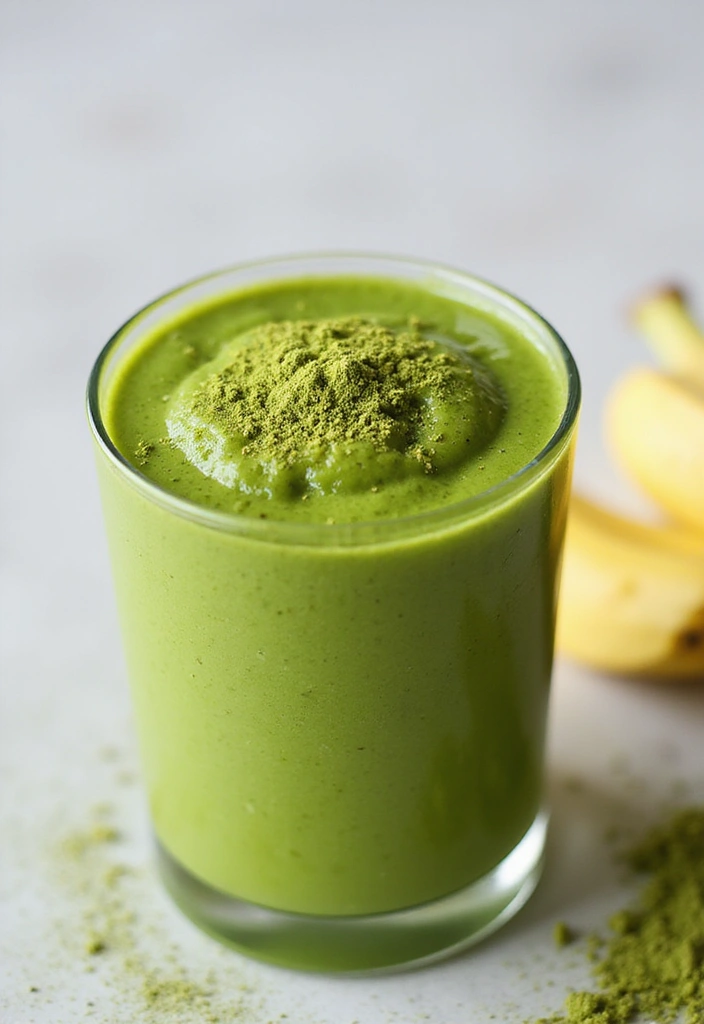25 Banana Pineapple Smoothie Recipes That Feel Like a Vacation 140 25 Banana Pineapple Smoothie Recipes That Feel Like a Vacation - 22. Banana Pineapple Matcha Smoothie