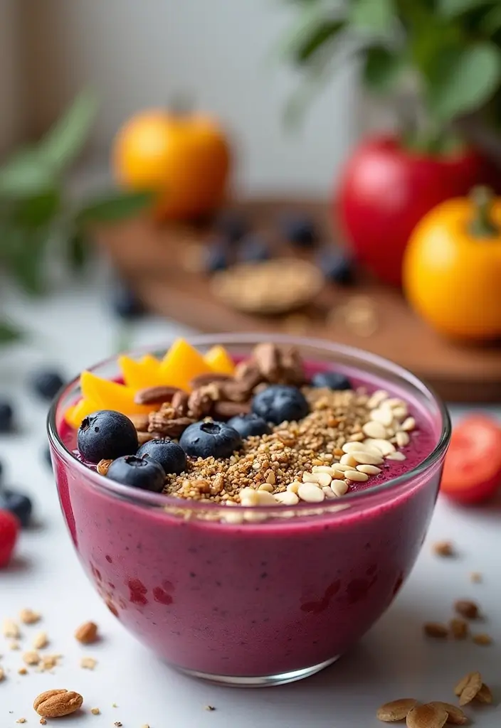 25 Beet Powder Smoothie Recipes for a Natural Boost of Color and Health 120 25 Beet Powder Smoothie Recipes for a Natural Boost of Color and Health - 18. Beet Green Smoothie Bowl