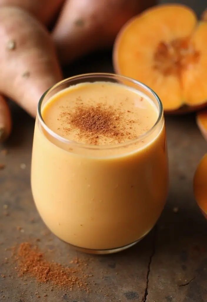 25 Best Protein Smoothie Recipes for Muscle Recovery and Energy 146 25 Best Protein Smoothie Recipes for Muscle Recovery and Energy - 22. Sweet Potato Protein Smoothie