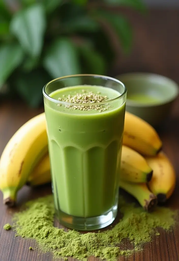 25 Best Protein Smoothie Recipes for Muscle Recovery and Energy 153 25 Best Protein Smoothie Recipes for Muscle Recovery and Energy - 23. Matcha Green Tea Smoothie