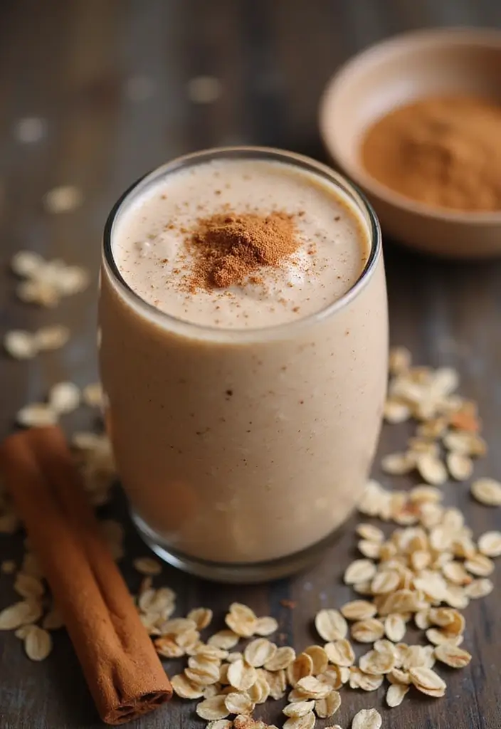 25 Best Protein Smoothie Recipes for Muscle Recovery and Energy 50 25 Best Protein Smoothie Recipes for Muscle Recovery and Energy - 8. Cinnamon Roll Protein Smoothie