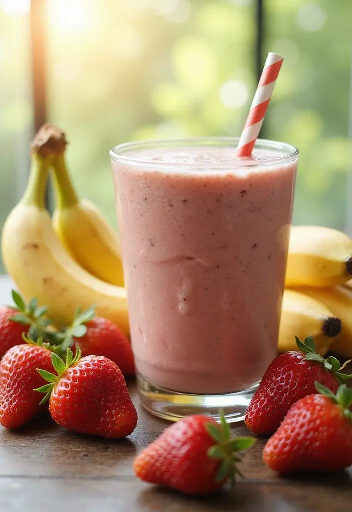 25 Dr. Livingood Smoothie Recipes Inspired by Clean Eating 97 25 Dr. Livingood Smoothie Recipes Inspired by Clean Eating - 15. Strawberry Banana Smoothie