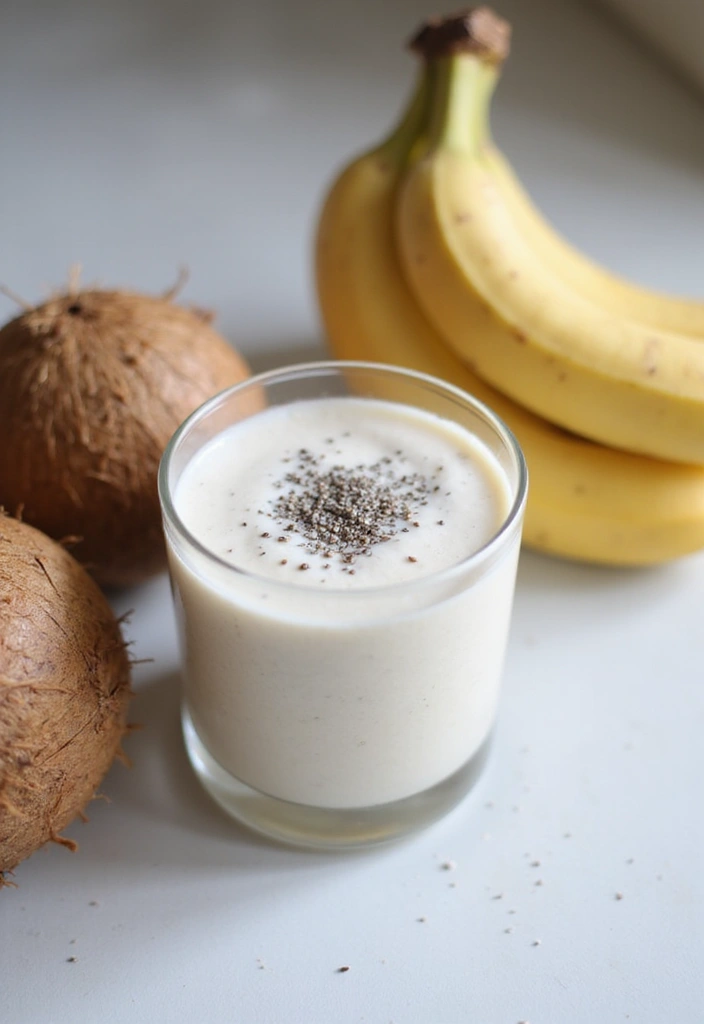 25 Dr. Livingood Smoothie Recipes Inspired by Clean Eating 158 25 Dr. Livingood Smoothie Recipes Inspired by Clean Eating - 24. Creamy Coconut Chia Smoothie
