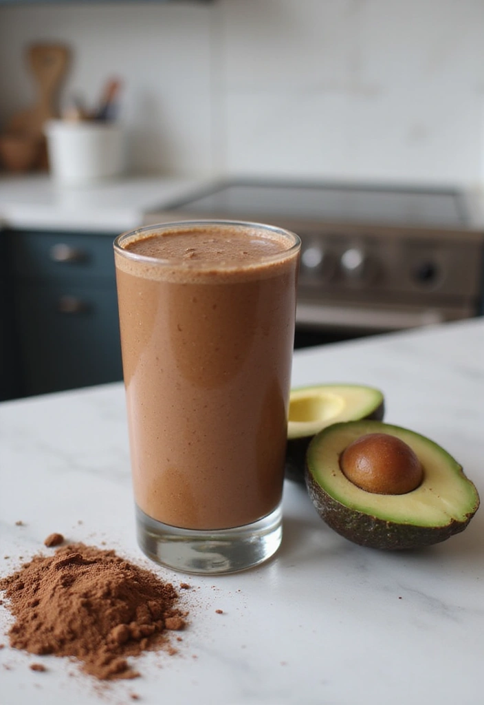 25 Dr. Livingood Smoothie Recipes Inspired by Clean Eating 22 25 Dr. Livingood Smoothie Recipes Inspired by Clean Eating - 4. Chocolate Avocado Smoothie
