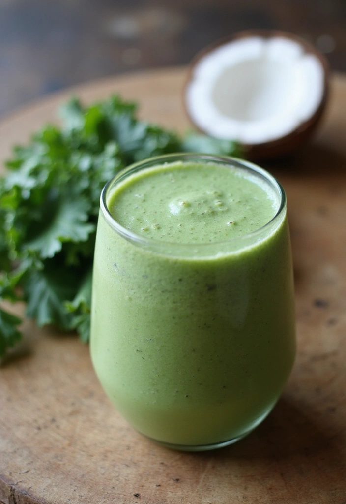 25 Dr. Livingood Smoothie Recipes Inspired by Clean Eating 43 25 Dr. Livingood Smoothie Recipes Inspired by Clean Eating - 7. Creamy Coconut Kale Smoothie