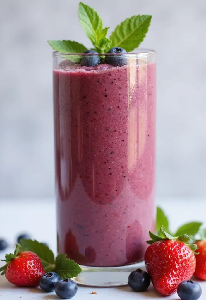 25 Dr. Livingood Smoothie Recipes Inspired by Clean Eating 50 25 Dr. Livingood Smoothie Recipes Inspired by Clean Eating - 8. Superfood Berry & Spinach Smoothie