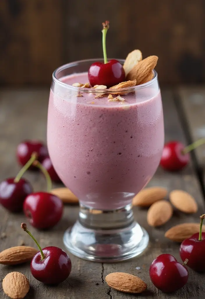 25 Frozen Fruit Smoothie Recipes Perfect for Breakfast or Snacks 63 25 Frozen Fruit Smoothie Recipes Perfect for Breakfast or Snacks - 10. Cherry Almond Delight