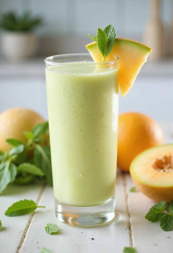 25 Frozen Fruit Smoothie Recipes Perfect for Breakfast or Snacks 161 25 Frozen Fruit Smoothie Recipes Perfect for Breakfast or Snacks - 24. Honeydew Melon Dream