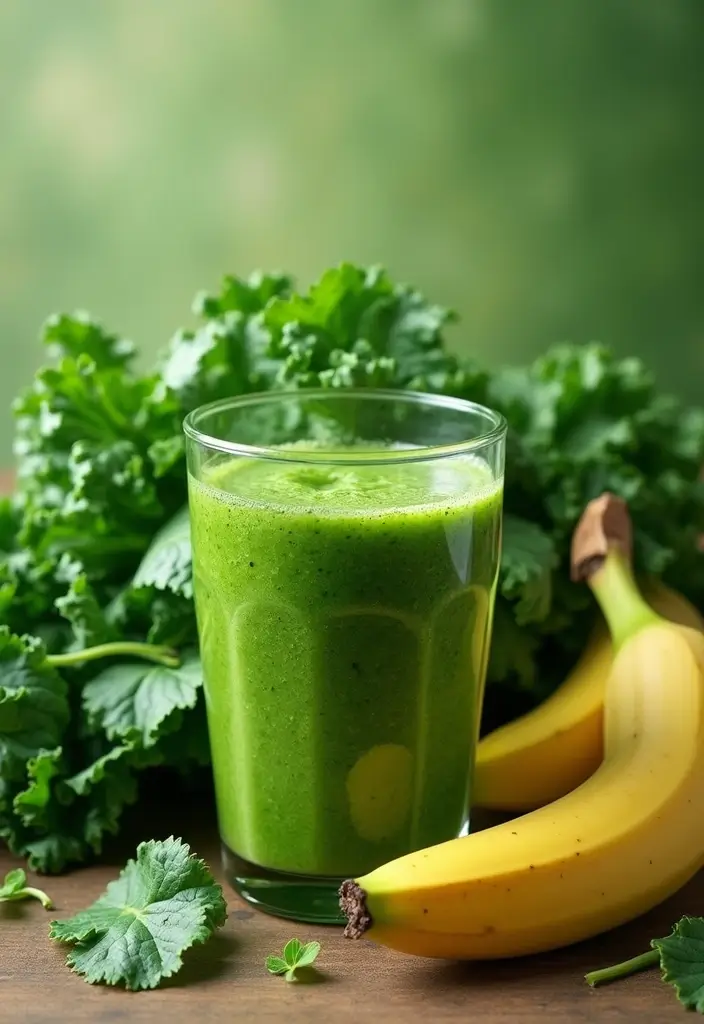 25 Fruit and Veggie Smoothie Recipes Packed with Vitamins and Fiber 1 25 Fruit and Veggie Smoothie Recipes Packed with Vitamins and Fiber - 1. Green Powerhouse Smoothie
