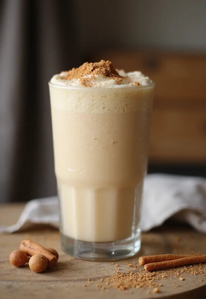 25 Healthy Low Carb Smoothie Recipes to Support Weight Goals - 15. Creamy Nutmeg Smoothie