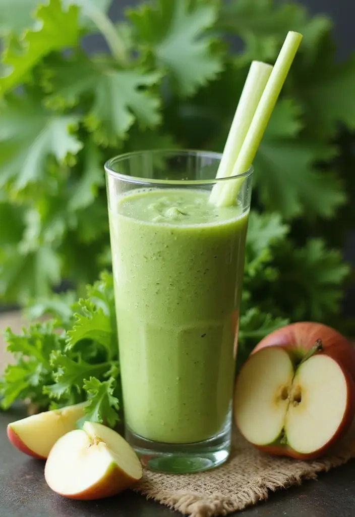 25 Healthy Low Carb Smoothie Recipes to Support Weight Goals - 19. Low Carb Celery Smoothie