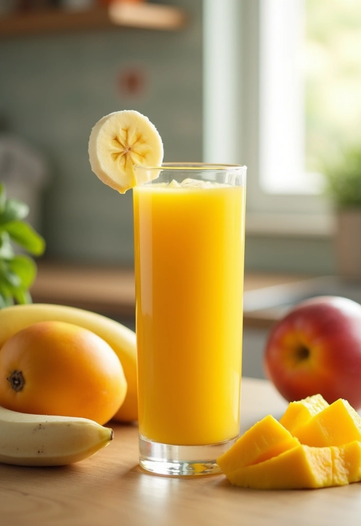 25 Healthy Mango Smoothie Recipes You’ll Want Every Morning 1 25 Healthy Mango Smoothie Recipes You’ll Want Every Morning - 1. Classic Mango Banana Bliss