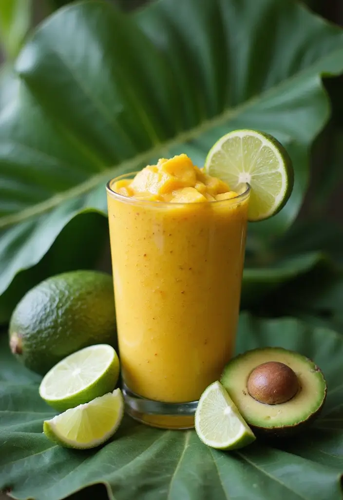 25 Healthy Mango Smoothie Recipes You’ll Want Every Morning 34 25 Healthy Mango Smoothie Recipes You’ll Want Every Morning - 6. Mango Avocado Smoothie