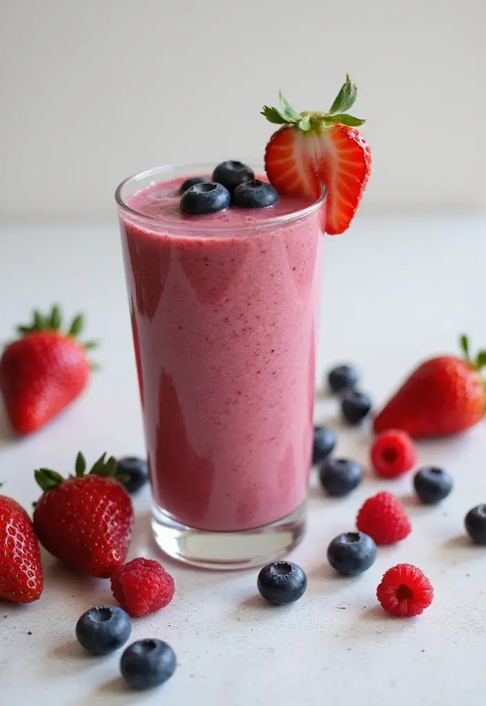 25 Liquid Diet Smoothie Recipes for Recovery and Detox 8 25 Liquid Diet Smoothie Recipes for Recovery and Detox - 2. Berry Bliss Smoothie