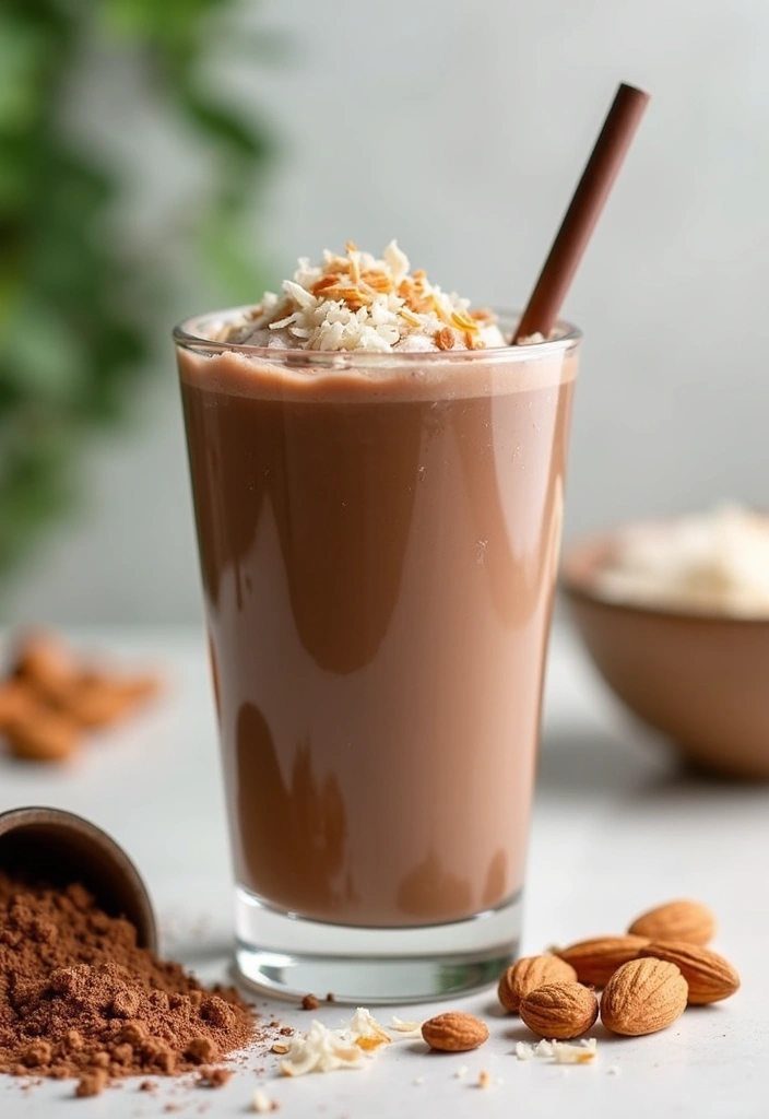 25 Liquid Diet Smoothie Recipes for Recovery and Detox 147 25 Liquid Diet Smoothie Recipes for Recovery and Detox - 25. Almond Joy Smoothie