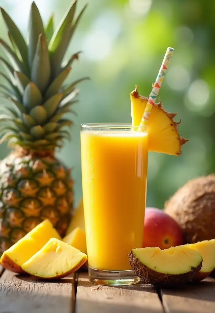 25 Liquid Diet Smoothie Recipes for Recovery and Detox 13 25 Liquid Diet Smoothie Recipes for Recovery and Detox - 3. Tropical Recovery Smoothie