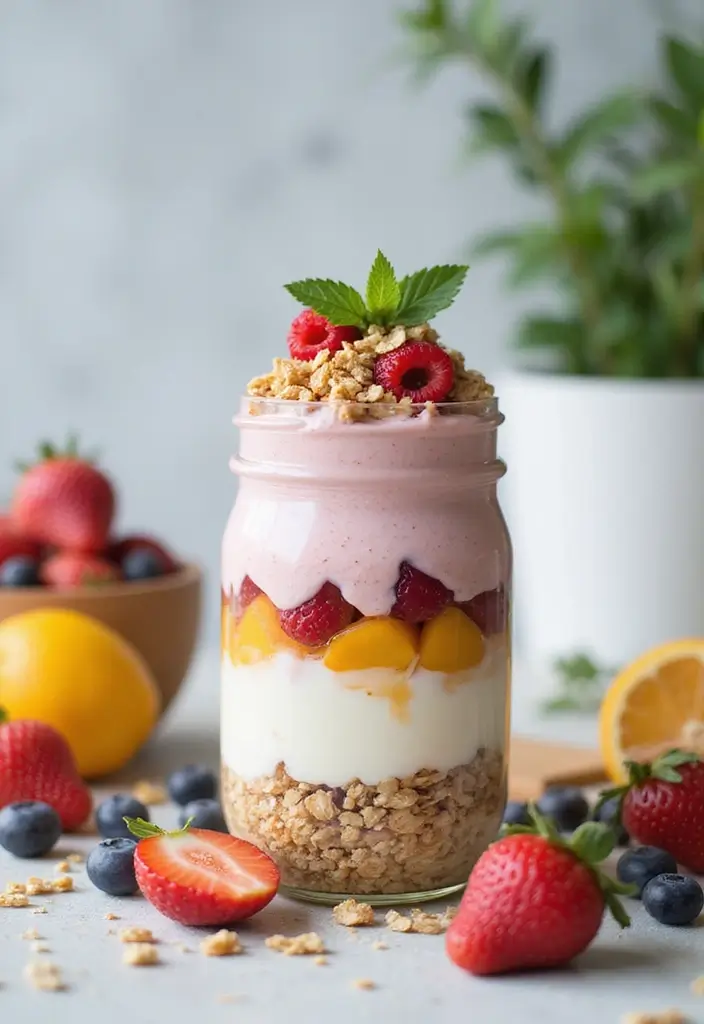 25 Protein Smoothie Recipes for Kids That Are Delicious and Nutritious 71 25 Protein Smoothie Recipes for Kids That Are Delicious and Nutritious - 11. Yogurt Parfait Smoothie