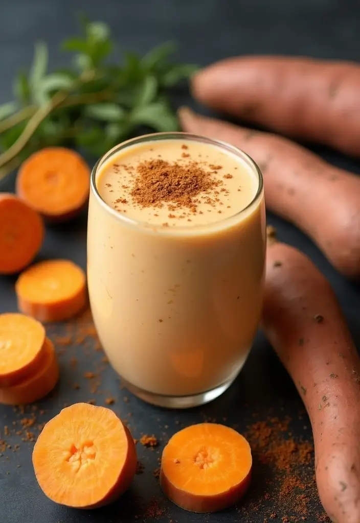 25 Protein Smoothie Recipes for Kids That Are Delicious and Nutritious 104 25 Protein Smoothie Recipes for Kids That Are Delicious and Nutritious - 16. Sweet Potato Smoothie