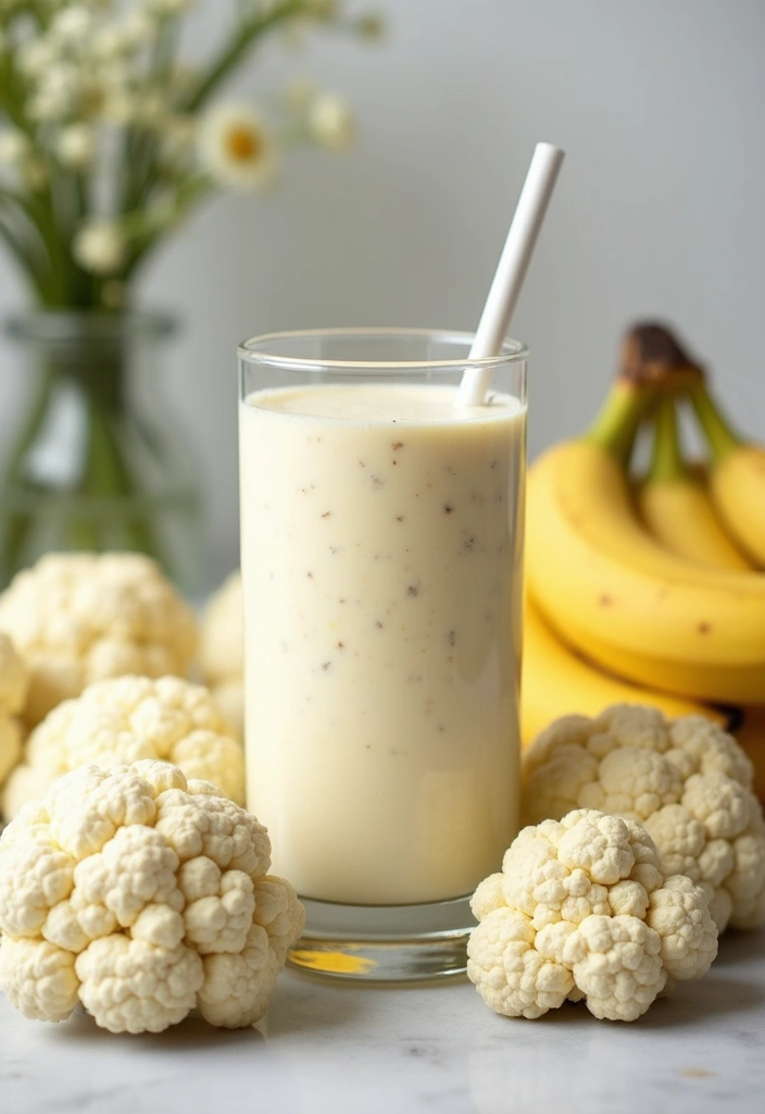 25 Protein Smoothie Recipes for Kids That Are Delicious and Nutritious 123 25 Protein Smoothie Recipes for Kids That Are Delicious and Nutritious - 19. Creamy Cauliflower Smoothie