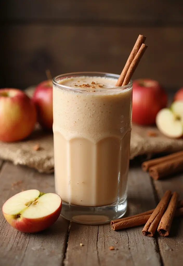 25 Protein Smoothie Recipes for Kids That Are Delicious and Nutritious 43 25 Protein Smoothie Recipes for Kids That Are Delicious and Nutritious - 7. Apple Cinnamon Smoothie