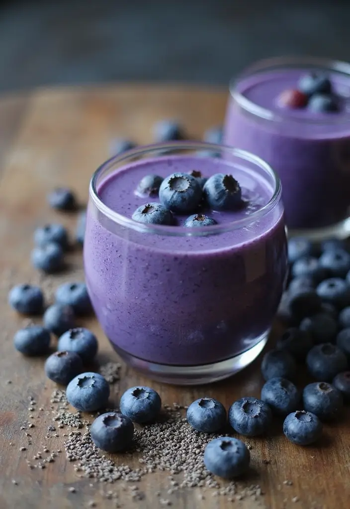 25 Smoothie Recipes for Hormone Balance and Overall Wellness 99 25 Smoothie Recipes for Hormone Balance and Overall Wellness - 15. Blueberry Chia Smoothie