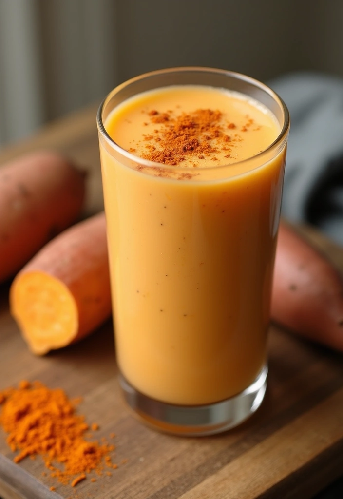 25 Smoothie Recipes for Hormone Balance and Overall Wellness 130 25 Smoothie Recipes for Hormone Balance and Overall Wellness - 20. Sweet Potato Smoothie