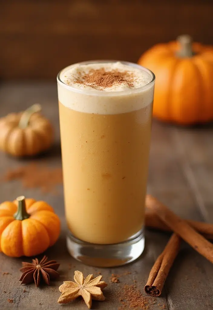 25 Smoothie Recipes for Hormone Balance and Overall Wellness 149 25 Smoothie Recipes for Hormone Balance and Overall Wellness - 23. Pumpkin Spice Smoothie