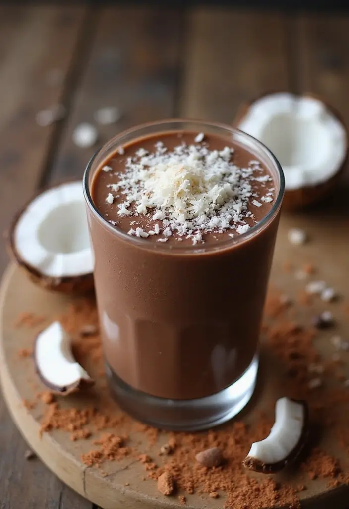 25 Smoothie Recipes for Hormone Balance and Overall Wellness 161 25 Smoothie Recipes for Hormone Balance and Overall Wellness - 25. Chocolate Coconut Smoothie