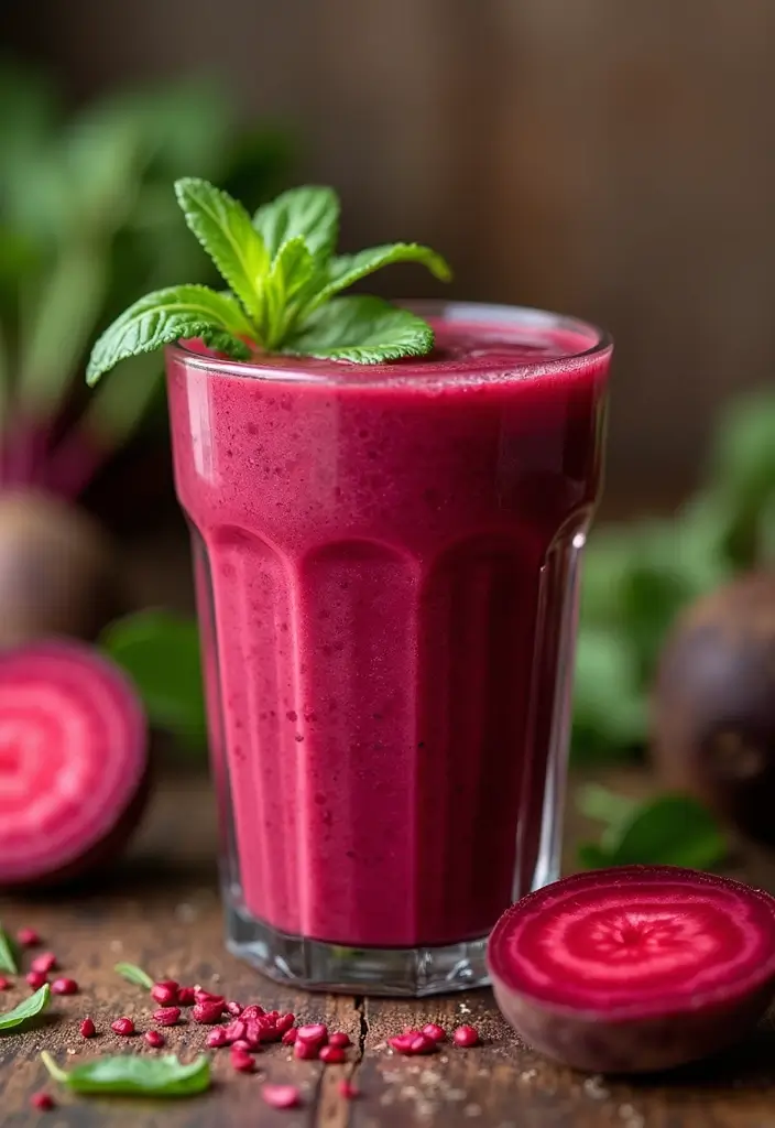25 Smoothie Recipes with Apple Juice That Taste Naturally Sweet 95 25 Smoothie Recipes with Apple Juice That Taste Naturally Sweet - 17. Beet Apple Smoothie