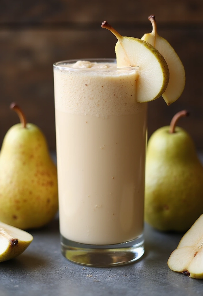 25 Smoothie Recipes with Apple Juice That Taste Naturally Sweet 112 25 Smoothie Recipes with Apple Juice That Taste Naturally Sweet - 20. Vanilla Pear Smoothie