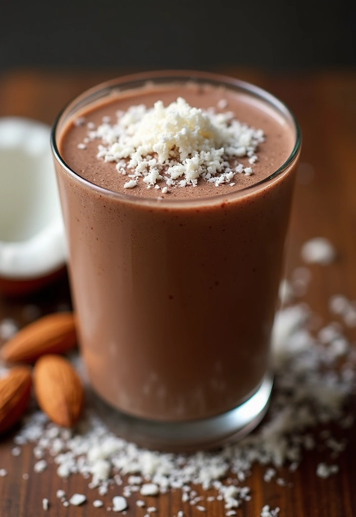 25 Smoothie Recipes with Apple Juice That Taste Naturally Sweet 138 25 Smoothie Recipes with Apple Juice That Taste Naturally Sweet - 24. Almond Joy Smoothie