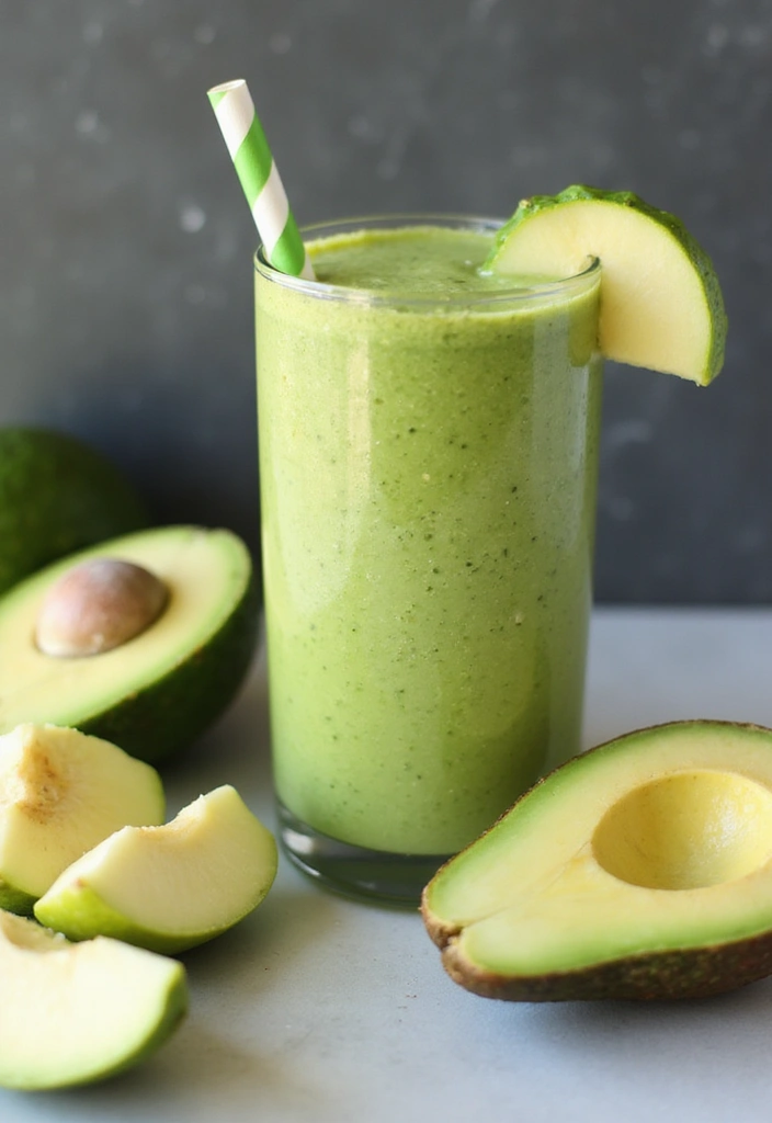 25 Smoothie Recipes with Apple Juice That Taste Naturally Sweet 46 25 Smoothie Recipes with Apple Juice That Taste Naturally Sweet - 8. Avocado Apple Smoothie