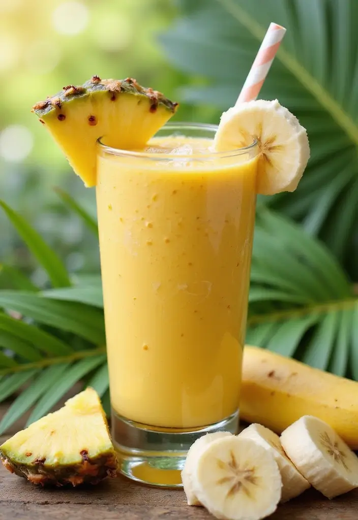 25 Smoothie Recipes with Greek Yogurt for a Thick, Creamy Texture 1 25 Smoothie Recipes with Greek Yogurt for a Thick, Creamy Texture - 1. Tropical Bliss Smoothie