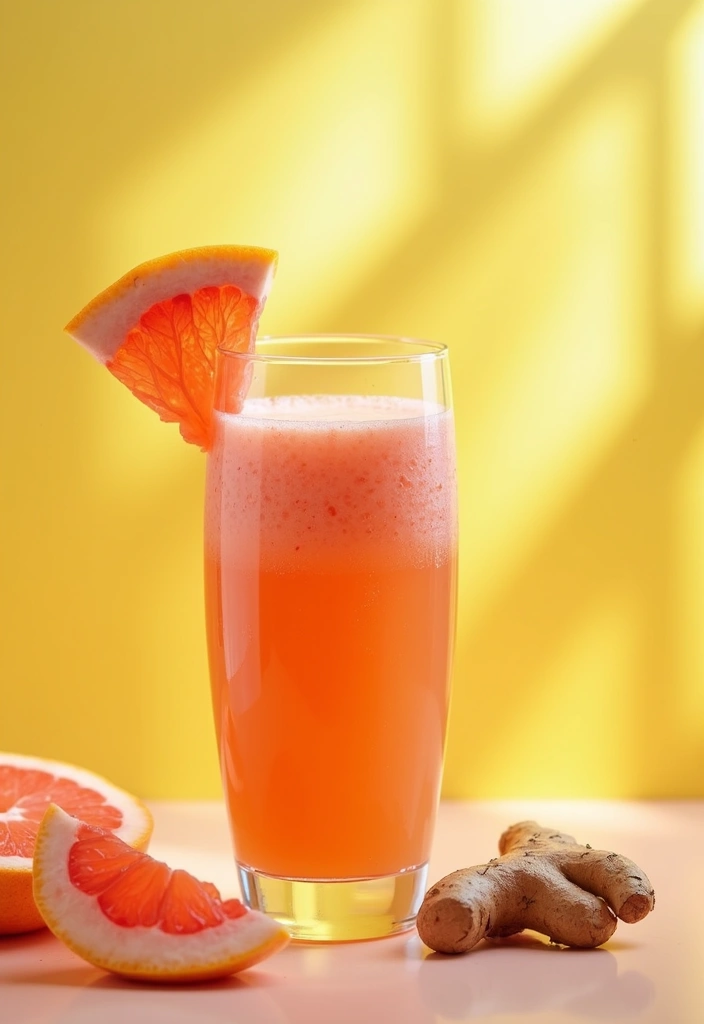 25 Smoothie Recipes with Greek Yogurt for a Thick, Creamy Texture 106 25 Smoothie Recipes with Greek Yogurt for a Thick, Creamy Texture - 16. Grapefruit Ginger Smoothie