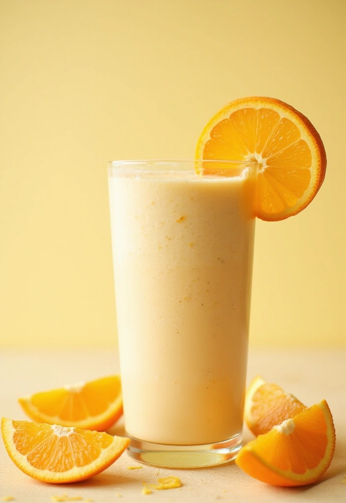 25 Smoothie Recipes with Greek Yogurt for a Thick, Creamy Texture 130 25 Smoothie Recipes with Greek Yogurt for a Thick, Creamy Texture - 20. Orange Cream Smoothie