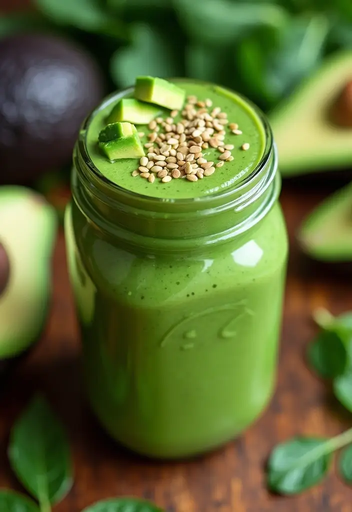 25 Smoothie Recipes with Greek Yogurt for a Thick, Creamy Texture 22 25 Smoothie Recipes with Greek Yogurt for a Thick, Creamy Texture - 4. Green Goddess Smoothie