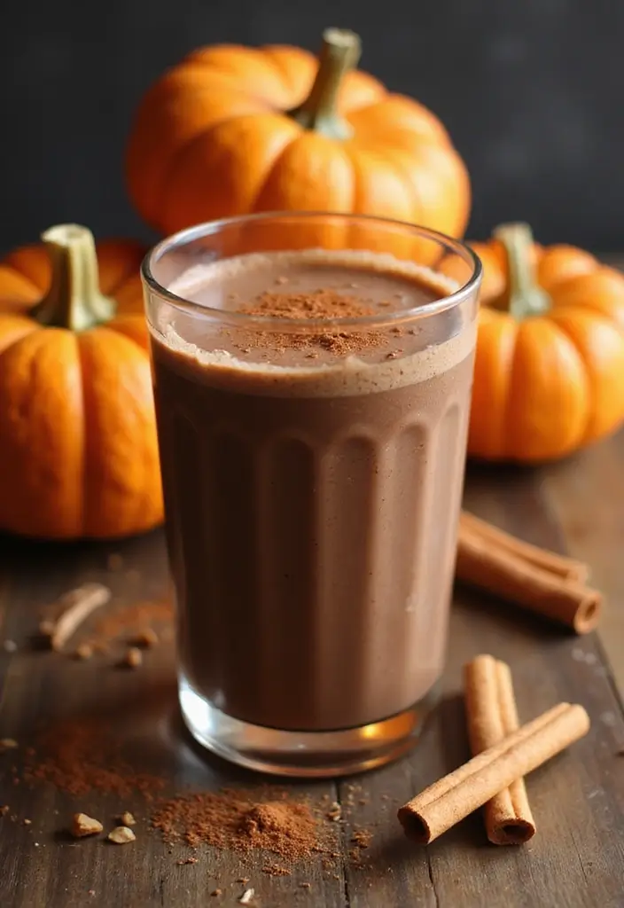 26 Chocolate Peanut Butter Smoothie Recipes for Dessert Lovers 85 26 Chocolate Peanut Butter Smoothie Recipes for Dessert Lovers - 13. Chocolate Peanut Butter Pumpkin Pie Smoothie