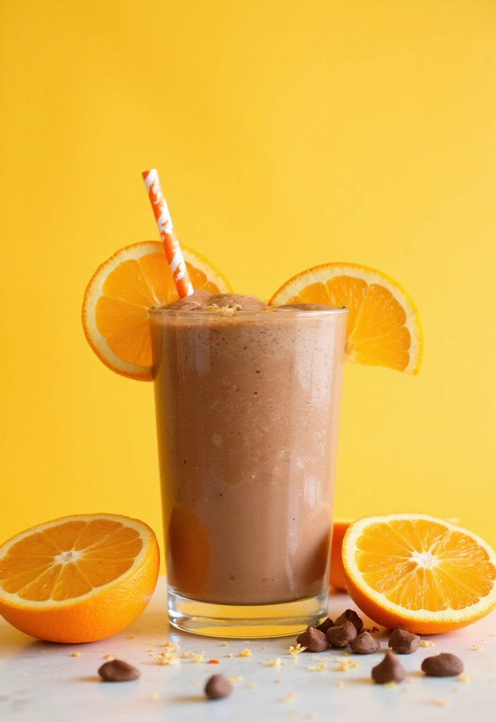 26 Chocolate Peanut Butter Smoothie Recipes for Dessert Lovers 162 26 Chocolate Peanut Butter Smoothie Recipes for Dessert Lovers - 24. Chocolate Peanut Butter Creamsicle Smoothie