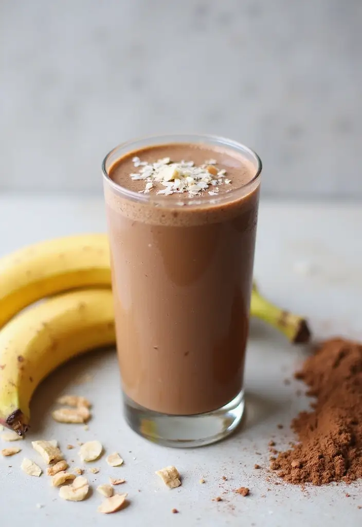 26 Chocolate Peanut Butter Smoothie Recipes for Dessert Lovers 15 26 Chocolate Peanut Butter Smoothie Recipes for Dessert Lovers - 3. Vegan Chocolate Peanut Butter Smoothie