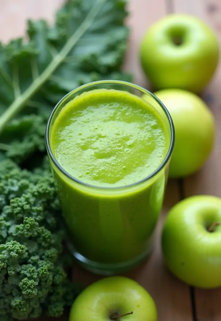 26 Easy 3-Ingredient Smoothie Recipes Anyone Can Make in Minutes - 12. Green Detox Smoothie