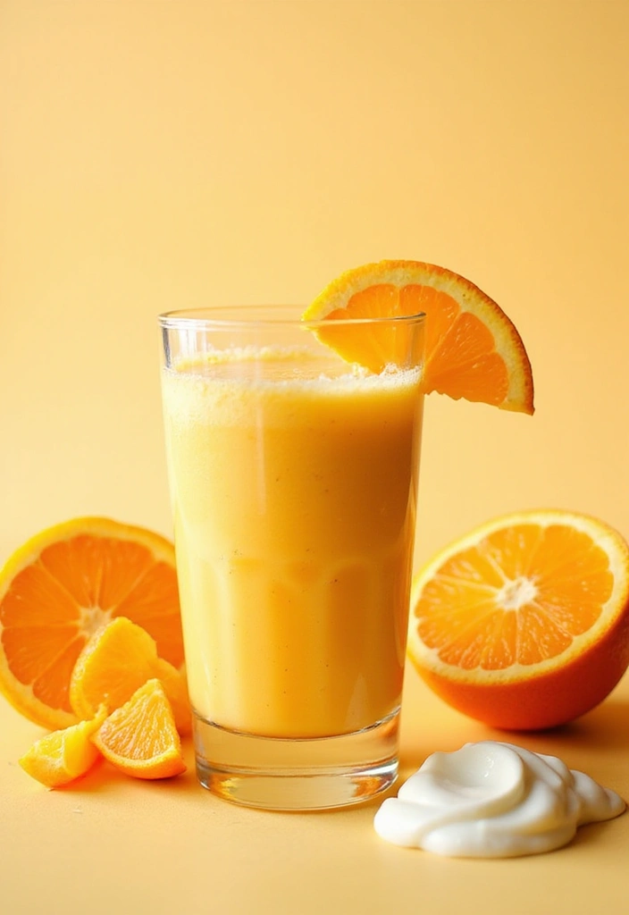 26 Easy 3-Ingredient Smoothie Recipes Anyone Can Make in Minutes - 19. Orange Creamsicle Smoothie