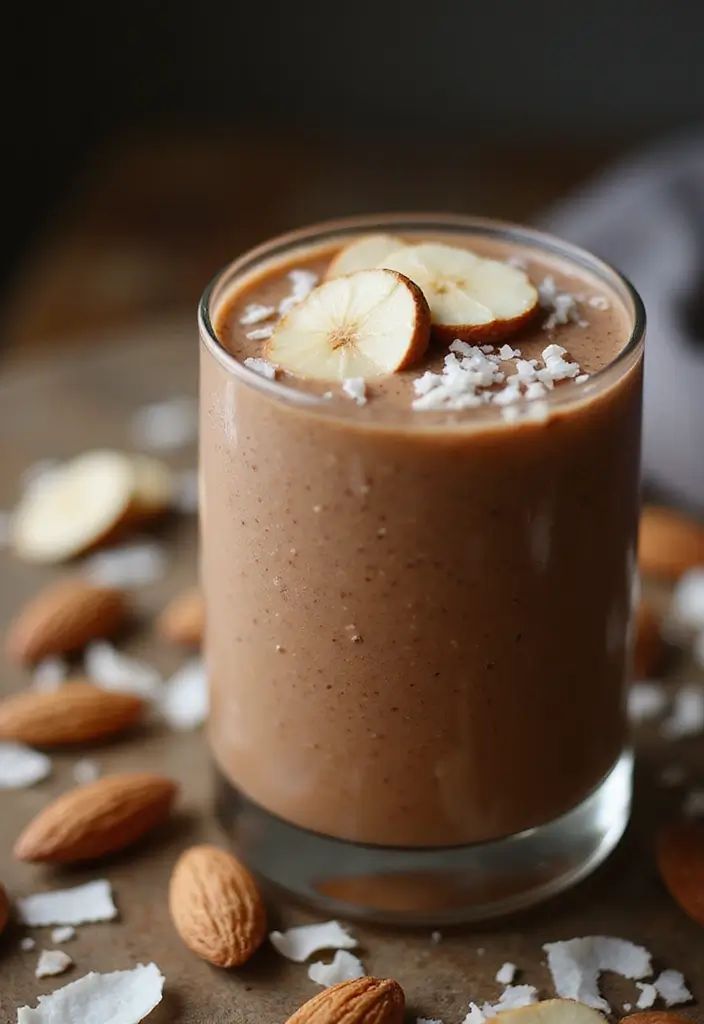 26 Easy 3-Ingredient Smoothie Recipes Anyone Can Make in Minutes - 26. Almond Joy Smoothie