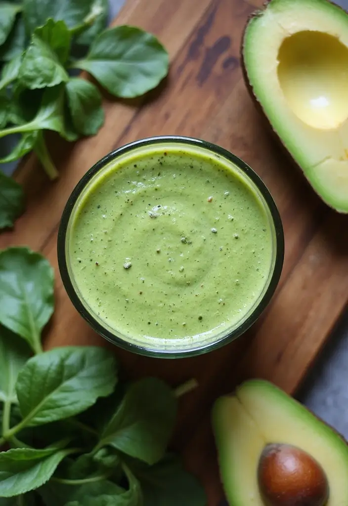 26 Green Smoothie Recipes without Banana That Still Taste Amazing 20 26 Green Smoothie Recipes without Banana That Still Taste Amazing - 4. Avocado and Spinach Smoothie