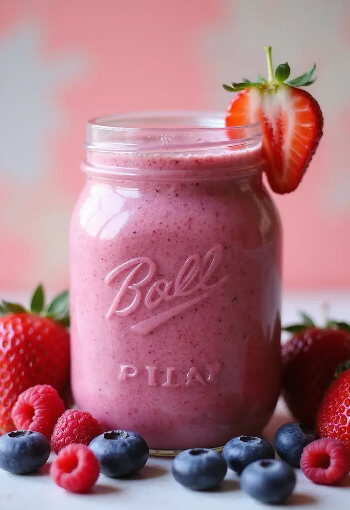 26 Healthy Fruit Smoothie Recipes for Energy and Glow 8 26 Healthy Fruit Smoothie Recipes for Energy and Glow - 2. Berry Blast Smoothie