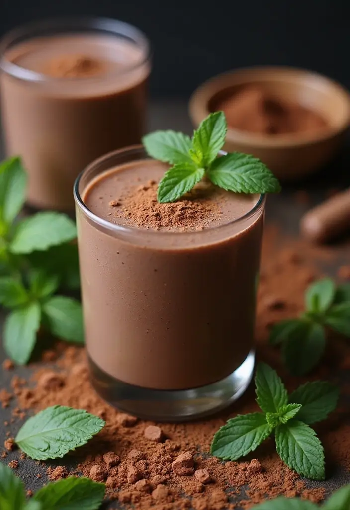 26 Healthy Fruit Smoothie Recipes for Energy and Glow 138 26 Healthy Fruit Smoothie Recipes for Energy and Glow - 22. Mint Chocolate Smoothie