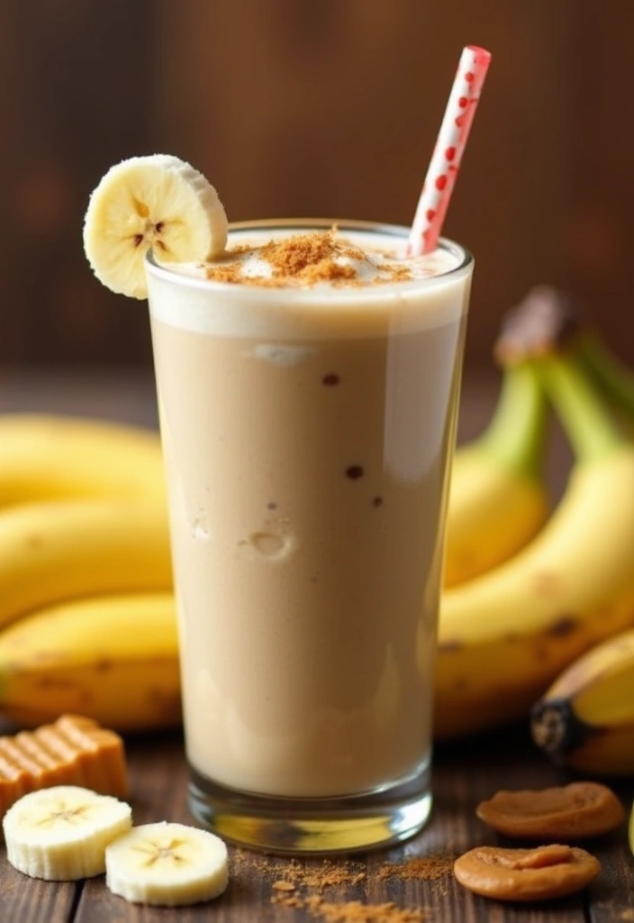 26 Healthy Fruit Smoothie Recipes for Energy and Glow 57 26 Healthy Fruit Smoothie Recipes for Energy and Glow - 9. Peanut Butter Banana Smoothie